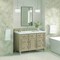 James Martin Vanities 48'' Single Vanity, Whitewashed Oak w/ 3 CM Ethereal Noctis Quartz Top 424-V48-WWO-3ENC - alternate 4